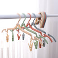 Travel Folding Clothes Hanger With Clip Clothes Drying Rack Home Non-Slip Clothes Hanger Portable Clothes Hanger Travel Travel Clothes Hanger