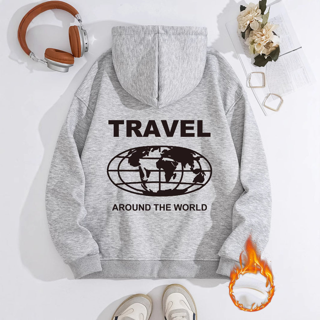 Sweatshirt Earth TRAVEL print