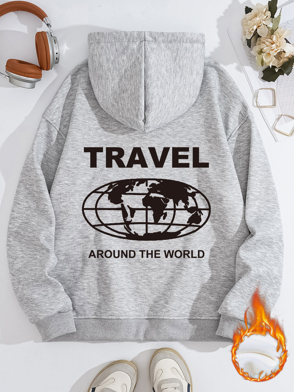 Sweatshirt Earth TRAVEL print